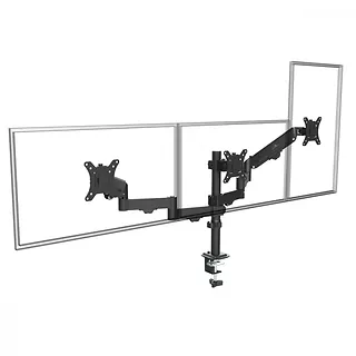 Maclean Uchwyt na 3 monitory 2-8 kg MC-137 17-27 cali
