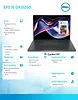 Dell Laptop XPS 16 DA16260  Win11Pro Core Ultra X7 358H/32GB/512GB/16/2K/Intel Arc/FgrPr/Cam/Mic/ Backlit Kb/3 Cell/3Y ProSupport