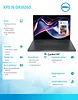 Dell Laptop XPS 16 DA16260  Win11Pro Core Ultra X7 358H/64GB/4TB/16 TOUCH/3,2K /Intel Arc/FgrPr/Cam/Mic/Backlit Kb/3 Cell/3Y ProSupport