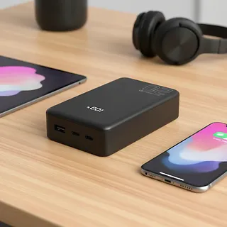 everActive Powerbank 20 000 MAH 2X USB-C 1X USB 20W QC4.0 wyświetlacz LCD