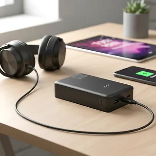 everActive Powerbank 20 000 MAH 2X USB-C 1X USB 20W QC4.0 wyświetlacz LCD