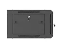Lanberg Szafa instalacyjna rack wisząca 19 cali 4U 600x450 czarna drzwi metalowe (flat pack)