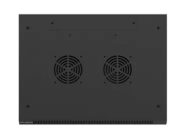 Lanberg Szafa instalacyjna rack wisząca 19 cali 4U 600x450 czarna drzwi metalowe (flat pack)