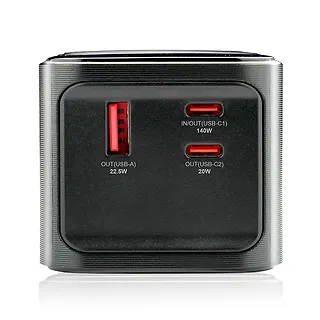 everActive Powerbank 27 000 MAH 2X USB-C 1X USB 162,5W QC4+ wbudowana latarka wyświetlacz LCD