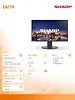 Sharp Monitor biznesowy MultiSync DD-EA271F 27 cali Czarny