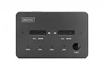 Digitus Stacja dokująca dysk&oacute;w z funkcją klonowania | USB-C 3.1 Gen2 10Gbps | SSD M.2 NVMe (max. 2x 4TB) | Funkcja Offline Clone | Czarna