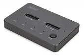 Digitus Stacja dokująca dysk&oacute;w z funkcją klonowania | USB-C 3.1 Gen2 10Gbps | SSD M.2 NVMe (max. 2x 4TB) | Funkcja Offline Clone | Czarna