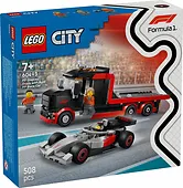 LEGO Klocki City 60493 Ciężar&oacute;wka F1 z bolidem Audi F1