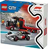 LEGO Klocki City 60493 Ciężar&oacute;wka F1 z bolidem Audi F1