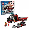 LEGO Klocki City 60493 Ciężar&oacute;wka F1 z bolidem Audi F1