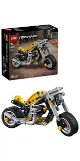 LEGO Klocki Technic 42225 Ż&oacute;łty motocykl