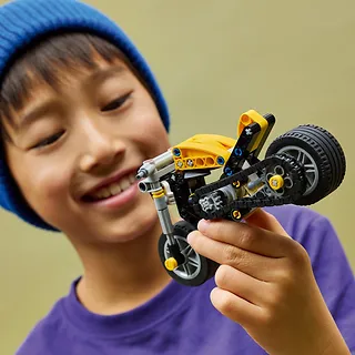 LEGO Klocki Technic 42225 Ż&oacute;łty motocykl