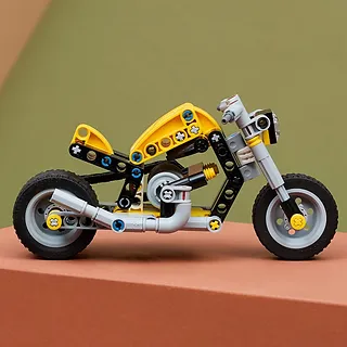 LEGO Klocki Technic 42225 Ż&oacute;łty motocykl