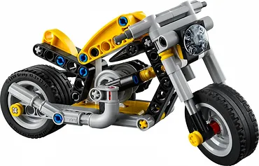 LEGO Klocki Technic 42225 Ż&oacute;łty motocykl