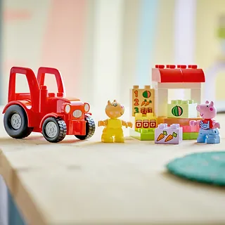LEGO Klocki DUPLO Peppa Pig 10468 Ciągnik i rynek