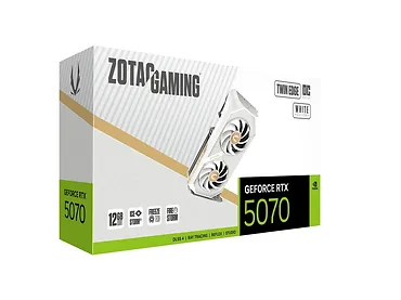 ZOTAC Karta graficzna GeForce RTX 5070 TWIN EDGE OC WHITE 12GB GDDR7 192bit