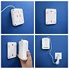 Qoltec Czujnik wycieku gazu ziemnego | detektor CH4 | NG | alarm 85dB | LED
