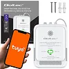 Qoltec Czujnik wycieku gazu ziemnego | detektor CH4 | NG | Tuya | Wi-Fi | alarm 85dB | LED