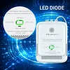 Qoltec Czujnik wycieku gazu Propan-Butan | detektor LPG | alarm 85dB |  LED