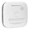 Qoltec Bezprzewodowy czujnik dymu z baterią | alarm 85dB | LED