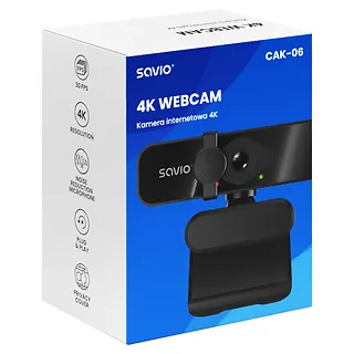 Savio Kamera internetowa 4K  CAK-06