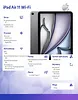 Apple iPad Air 11 cali WiFi 256GB Gwiezdna szarość