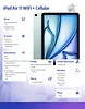 Apple iPad Air 11 cali WiFi + Cellular 128GB Niebieski