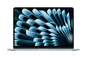 Apple MacBook Air 13.6 cala: M5 10/8, 16GB, 512GB SSD, bez zasilacza - Błękitny