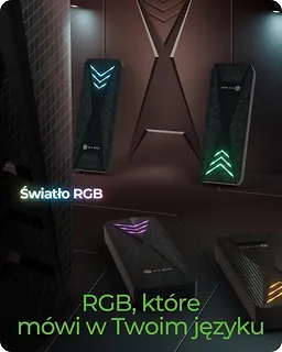 IcyBox Obudowa dysku IB-1805ML-CU31 NVMe M.2 SSD, RGB oświetlenie