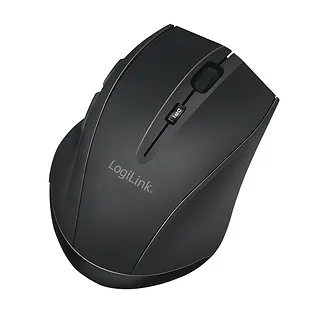LogiLink Mysz bezprzewodowa BT 5.0,ergonomiczna, czarna
