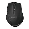 LogiLink Mysz bezprzewodowa BT 5.0,ergonomiczna, czarna