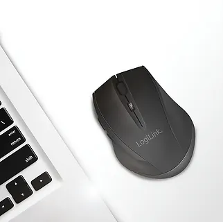 LogiLink Mysz bezprzewodowa BT 5.0,ergonomiczna, czarna