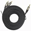 Gembird Kabel 3.5mm stereo 2*RCA 1.5m, pozłacane złącza