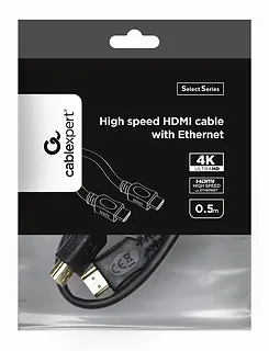 Gembird Kabel HDMI z Ethernet Select Series 0.5 m