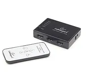 Gembird Przełącznik HDMI z pilotem - pięć nadajnik&oacute;w jeden      odbiornik