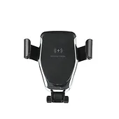 Gembird Uchwyt samochodowy na smartfon z szybką bezprzewodową ładowarką, 10 W