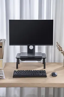 Gembird Podstawka regulowana pod monitor z szufladą