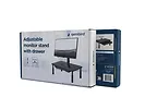 Gembird Podstawka regulowana pod monitor z szufladą