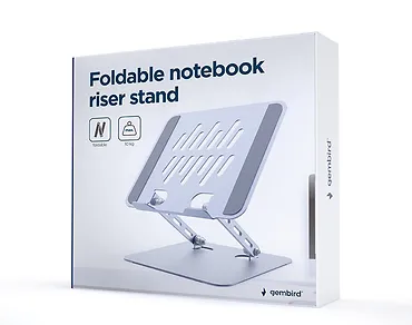 Gembird Podstawka składana pod laptopa, szara