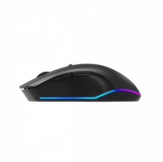 Gembird Mysz Firebolt 6-przyciskowa bezprzewodowa gamingowa z podświetleniem RGB, czarna