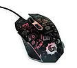Gembird Mysz optyczna LED, 6-przyciskowa, USB, czarna