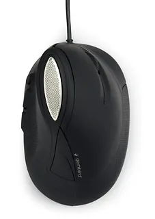 Gembird Mysz optyczna ergonomiczna przewodowa mysz optyczna z 6 przyciskami,  kolor szary