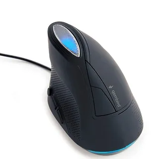 Gembird Mysz optyczna ergonomiczna przewodowa mysz optyczna z 6 przyciskami,  kolor szary