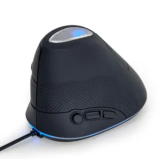 Gembird Mysz optyczna ergonomiczna przewodowa mysz optyczna z 6 przyciskami,  kolor szary