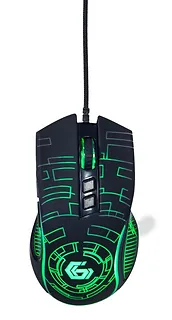 Gembird Mysz gamingowa z podświetleniem RGB, USB czarna