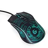Gembird Mysz gamingowa z podświetleniem RGB, USB czarna