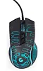 Gembird Mysz gamingowa z podświetleniem RGB, USB czarna