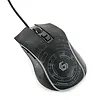 Gembird Mysz gamingowa z podświetleniem RGB, USB czarna