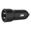 Gembird Ładowarka samochodowa USB 2-portowa, 3.1 A, czarna