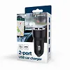 Gembird Ładowarka samochodowa USB 2-portowa, 3.1 A, czarna
